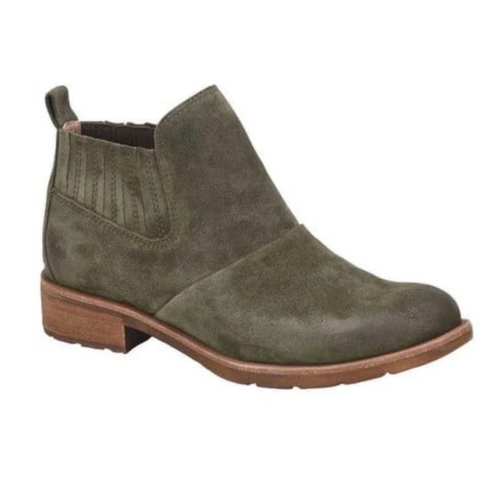 Sofft Womens Bellis Slip On Leather Heel Booties size 9
